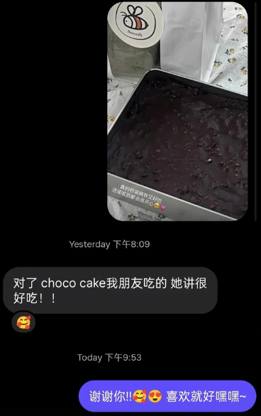 Triple Chocolate Bento customer review